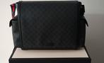 Gucci Supreme Diaper bag zwart/grijs Orgineel incl. alle toe, 30 cm of meer, Zwart, Minder dan 35 cm, Ophalen of Verzenden
