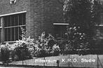 959094 Hilversum NH jr 50 60 Studio KRO . Geen postzegel en, Verzamelen, Ophalen of Verzenden, 1960 tot 1980, Gelopen, Noord-Holland