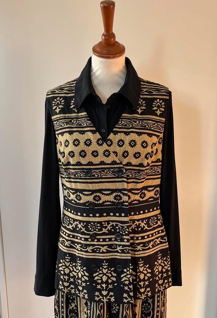 Vintage Bogie gilet, maat 40, Kleding | Dames, Jasjes, Kostuums en Pakken, Gedragen, Jasje, Maat 38/40 (M), Zwart, Ophalen of Verzenden
