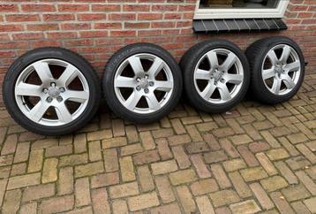 Orginele Audi A4 17 inch velgen + winterbanden 225/50R17 beschikbaar voor biedingen
