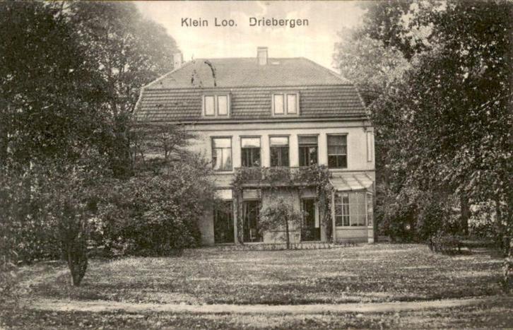 Driebergen - Klein Loo, Verzamelen, Ansichtkaarten | Nederland, Gelopen, Utrecht, Voor 1920, Ophalen of Verzenden