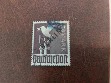 Beter Berlijn: zwarte opdruk 2 Mark, Michel 18 gestempeld 5% beschikbaar voor biedingen