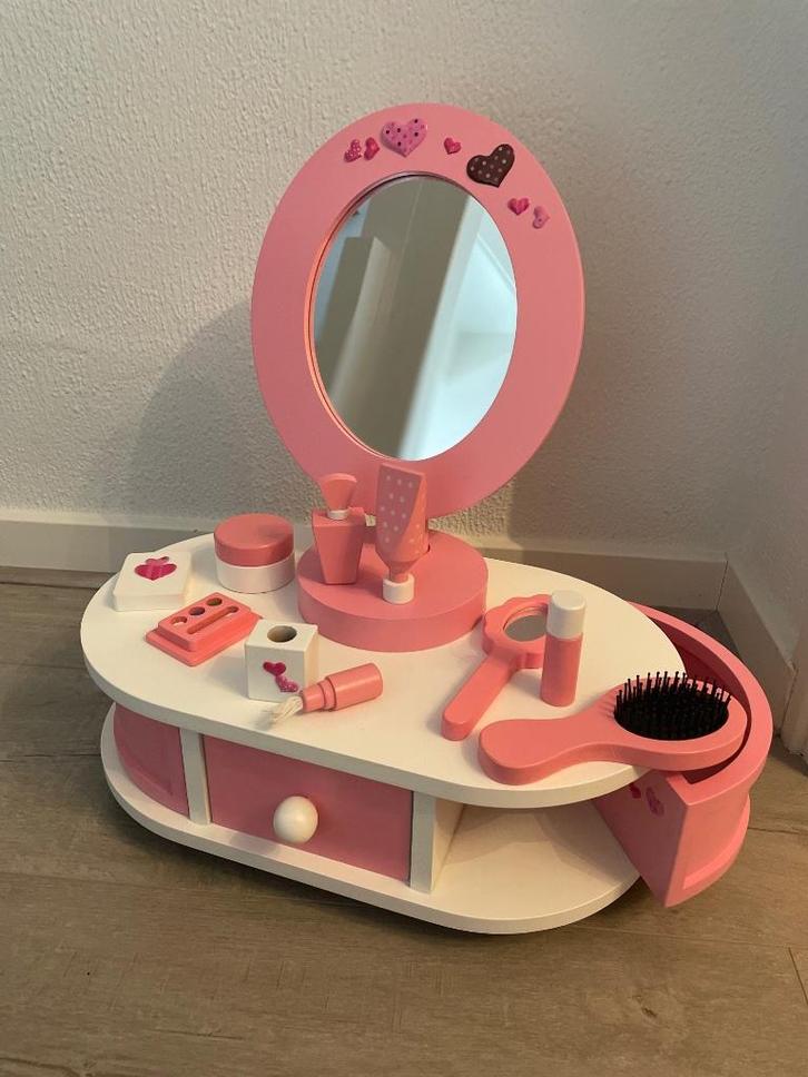 Howa Beauty Center Kaptafel "Little Lady" met Accessoires, Kinderen en Baby's, Speelgoed | Houten speelgoed, Gebruikt, Meubelstuk of Keukentje