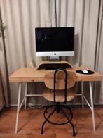 Lillasen Ikea bamboo bureau, Huis en Inrichting, Bureaus, Zo goed als nieuw, Ophalen, Bureau