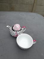 Theepot met kopje, past op elkaar, Ophalen, Gebruikt, Keramiek, Overige stijlen