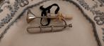 Oud kerstornament: trompet - trombone muziekinstrument, Diversen, Kerst, Ophalen of Verzenden, Gebruikt