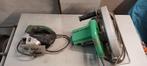 Hitachi cirkelzaag/ Hitachi decopeerzaag, Gebruikt, Cirkelzaag, Ophalen of Verzenden, 30 tot 70 mm