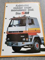 Folder Sisu SM Series trucks 1983, Gelezen, Overige merken, Ophalen of Verzenden