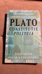 Plato - Constitutie Politeia, Ophalen of Verzenden, Zo goed als nieuw, Plato