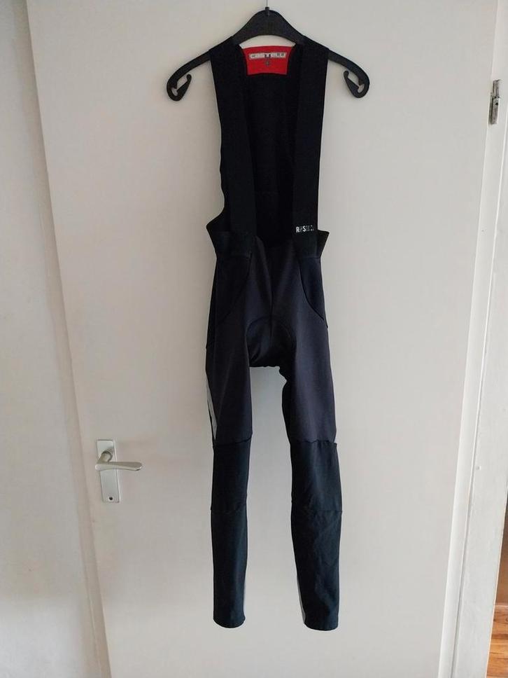 Castelli Fietsbroek Maat L - Zwart, Kleding | Heren, Wintersportkleding, Zo goed als nieuw, Ophalen of Verzenden