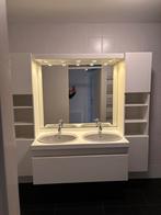 Compleet Badmeubel met Dubbele Wastafel, Ophalen, Gebruikt, 25 tot 50 cm, 150 tot 200 cm