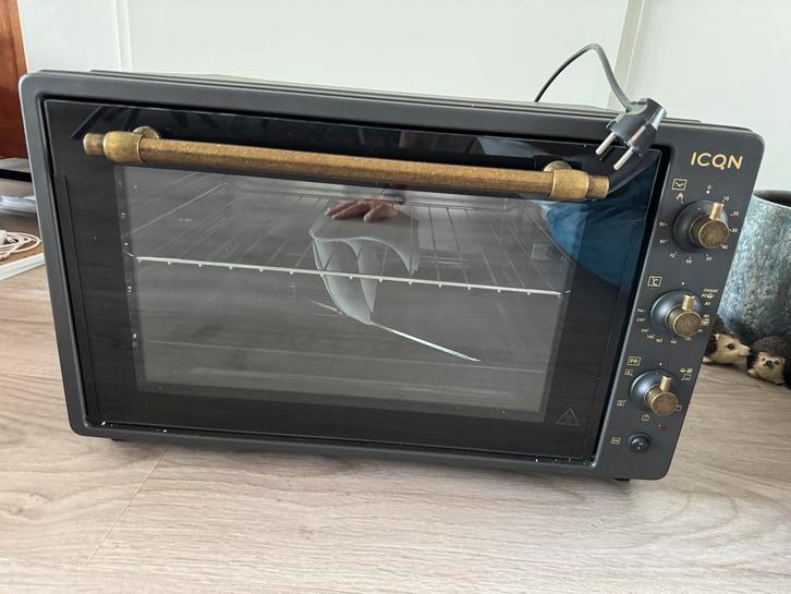 ICQN Vrijstaande Oven – met bakplaat en rek, Witgoed en Apparatuur, Ovens, Zo goed als nieuw, Minder dan 45 cm, Ophalen