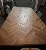 Gave visgraat eettafel mateo matteo, Huis en Inrichting, Tafels | Eettafels, Ophalen, Gebruikt, 50 tot 100 cm, Vijf personen of meer