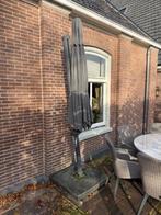 Parasol met massief granieten voet, Ophalen, Gebruikt, Minder dan 1 meter, Parasolvoet
