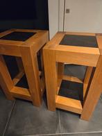 2 Plantentafels met Leisteen - 50x50 cm, Ophalen, Minder dan 55 cm, Gebruikt, Vierkant