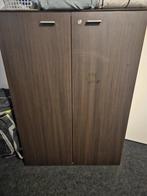 Archiefkasten Bruin - 4 zonder, 2 met glas, Huis en Inrichting, Ophalen, Gebruikt, 100 tot 150 cm, 50 tot 100 cm