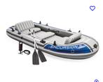 Intex Excursion 5 Boot Set - Inclusief peddels en pomp, Watersport en Boten, Kano's, Ophalen of Verzenden, Zo goed als nieuw, Overige typen