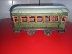 Blikken speelgoed. Trein wagon spoor 1 groen. K.B.N. GERMANY, Antiek en Kunst, Antiek | Speelgoed, Ophalen of Verzenden