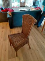 Serre- of eetkamerstoelen, Ophalen, Gebruikt, Bruin, Riet of Rotan