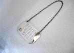 Zilver Engels Zilveren Fles- of Karaf Etiket - MEDIUM SHERRY, Antiek en Kunst, Antiek | Goud en Zilver, Ophalen of Verzenden, Zilver