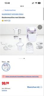 Silvercrest Keukenmachine - Topconditie!, Ophalen, Zo goed als nieuw, Vaatwasserbestendig, 3 snelheden of meer