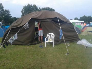 Legertent te koop - Ruime en stevige tent! Met kar beschikbaar voor biedingen