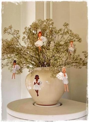 DIY Tall hat tales, engeltjesguirlande maken van 5 engeltjes beschikbaar voor biedingen