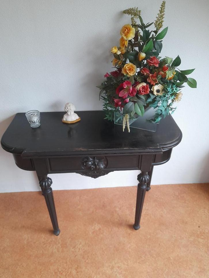 Antiek Biedemeier sidetable / kaarttafeltje, Antiek en Kunst, Antiek | Meubels | Tafels, Ophalen