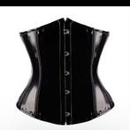 Lakleer pvc korset maat M-L, Ophalen of Verzenden, Zwart, Body of Korset
