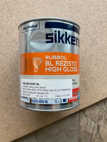 Sikkens Rubbol BL Rezisto High Gloss Lak - Wit beschikbaar voor biedingen