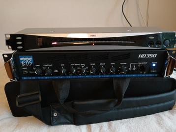 EBS HD350 +Korg tuner+nwe Rackdraagtas beschikbaar voor biedingen