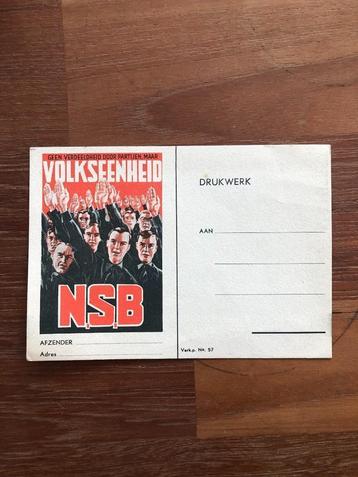 NSB 1936,  Propagandabriefkaart. beschikbaar voor biedingen