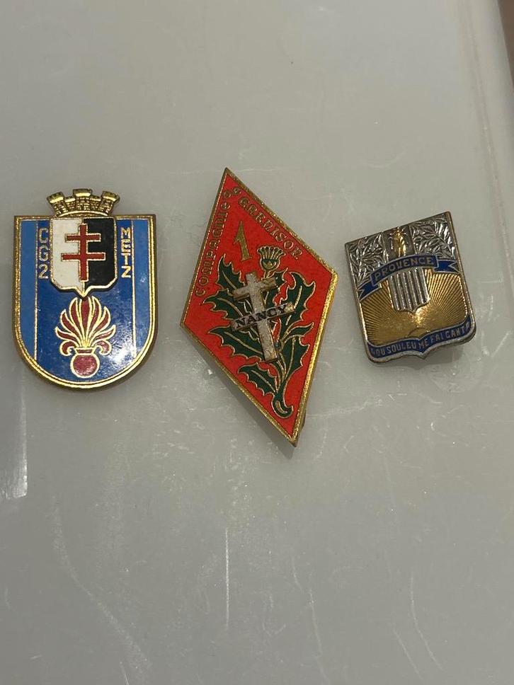 Franse Leger & Vreemdelingenlegioen Emblemen, Verzamelen, Militaria | Algemeen, Embleem of Badge, Ophalen of Verzenden