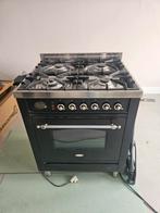 Boretti Gasfornuis met Oven, klok defect. Direct ophalen, Ophalen, Gebruikt, 60 cm of meer, 4 kookzones