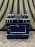 Luxe La Cornue Grand Maman Koningsblauw Gas Fornuis 90cm, Witgoed en Apparatuur, Fornuizen, Warmhoudplaat, 60 cm of meer, Ophalen of Verzenden