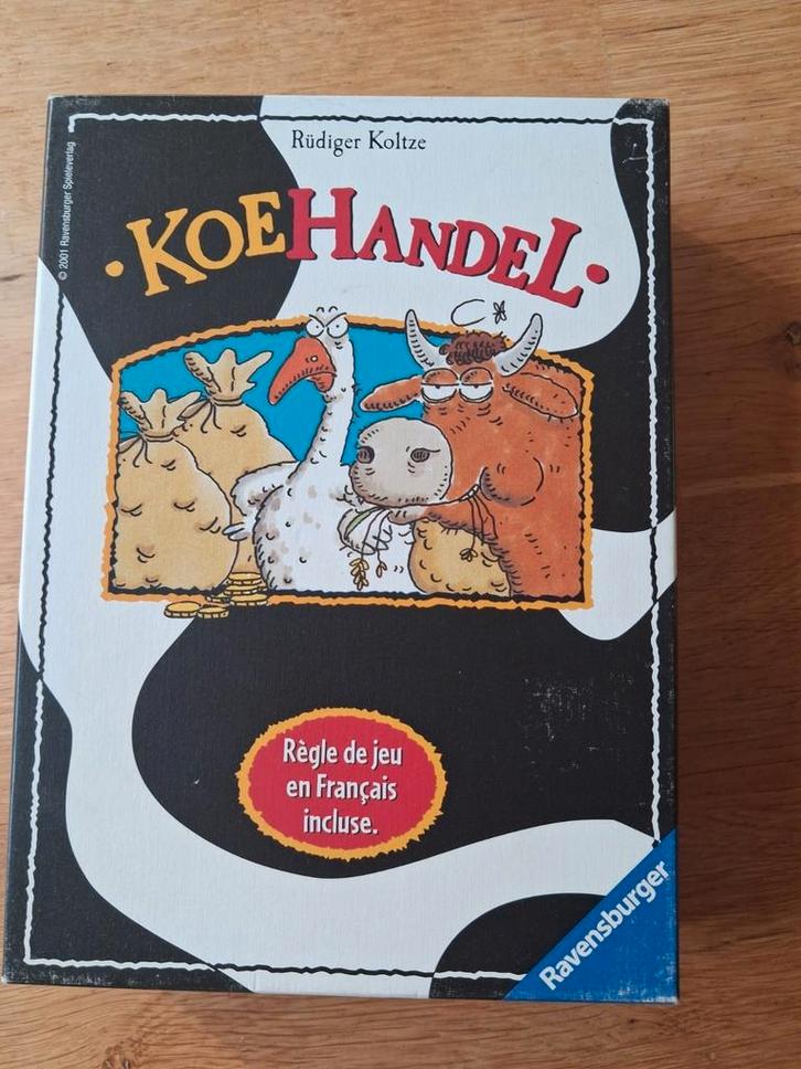 Koehandel, leuk sinterklaaskadootje!, Hobby en Vrije tijd, Gezelschapsspellen | Kaartspellen, Gebruikt, Ophalen of Verzenden