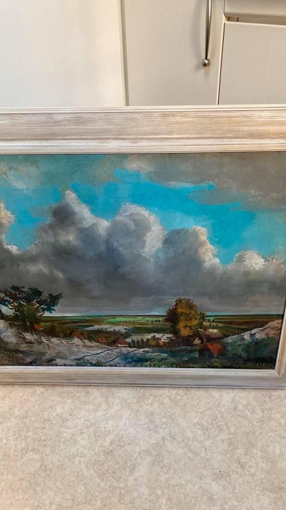 Landschap bij Schoorl Frans Huysmans (1885-1954), Antiek en Kunst, Kunst | Schilderijen | Klassiek, Ophalen of Verzenden
