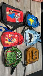 Rugzakken (freek vonk, Pokemon, brandweerman sam en Mario), Ophalen, Gebruikt