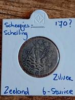 Zeldzame Scheepjesschelling Zeeland, Postzegels en Munten, Vóór koninkrijk, Zilver, Losse munt, Overige waardes