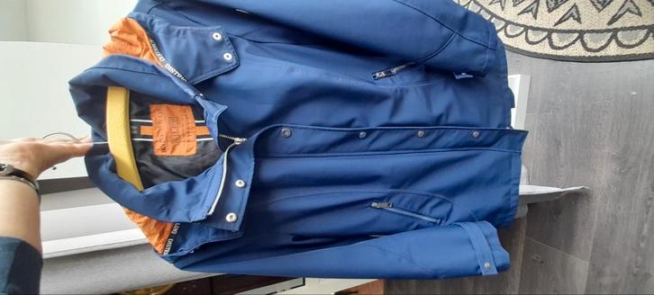 Damesjas XL mt 44. Winddicht, waterafstotend., Kleding | Dames, Jassen | Zomer, Gedragen, Maat 42/44 (L), Blauw, Ophalen of Verzenden