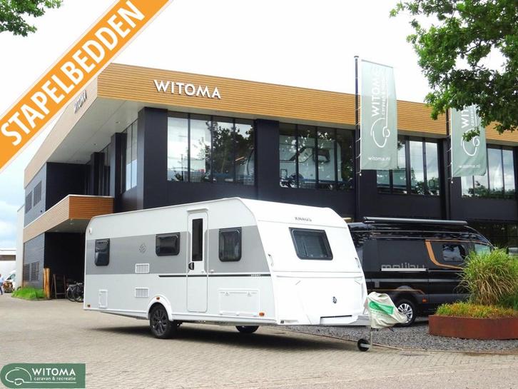 Knaus Sport 580 QS 50 jaar Witoma voordeel!, Caravans en Kamperen, Caravans, Bedrijf, meer dan 6, 1250 - 1500 kg, Overige, Knaus