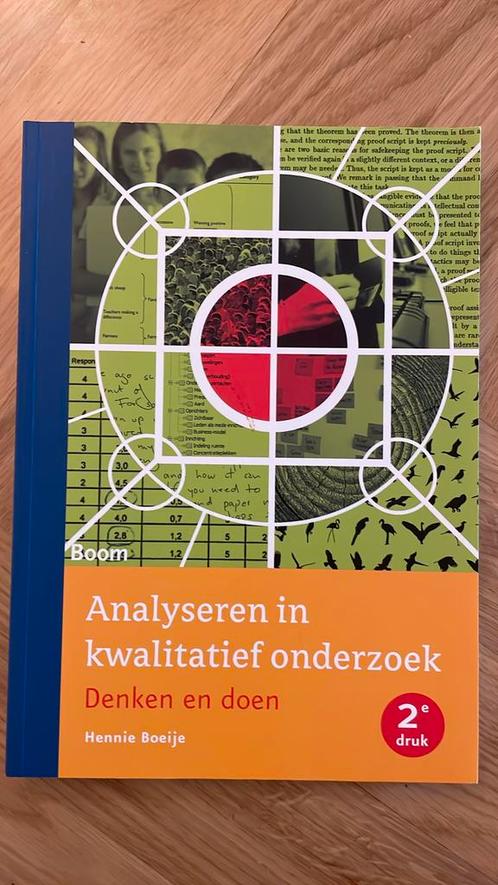 Hennie Boeije - Analyseren in kwalitatief onderzoek, Boeken, Wetenschap, Zo goed als nieuw, Sociale wetenschap, Ophalen of Verzenden