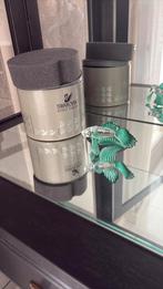 Swarovski Siamese vechtvis groen, Ophalen of Verzenden, Zo goed als nieuw, Figuurtje