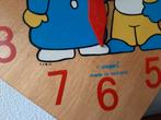 Vintage houten Simplex Toys klok Winter, Ophalen of Verzenden, Zo goed als nieuw