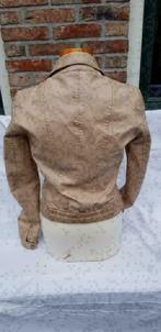 ZARA  kunstlederen jasje beige TRF collection (E556), Ophalen of Verzenden