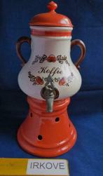 ZENITH KRAANTJESKAN ! OP WARMHOUDER * Gezellig Oranje *, Antiek en Kunst, Antiek | Servies los, Verzenden