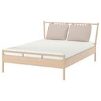 BJÖRKSNÄS
Bed, berken/berkenfineer, 160x200 cm, Huis en Inrichting, Slaapkamer | Bedden, Ophalen, Tweepersoons, Zo goed als nieuw