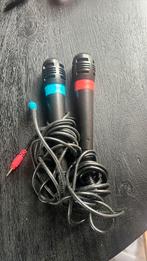 2 microfoons Singstar PlayStation 2 PS2, Ophalen of Verzenden, Zo goed als nieuw, Microfoon, PlayStation 1
