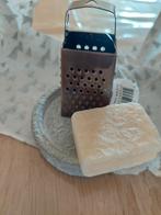 Giftset Amberblokje, mini rasp en stenen schaaltje, Ophalen of Verzenden, Nieuw