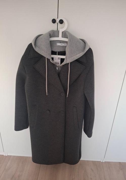 Mango tabe mantel grey jas scubba grijs m / 38 NIEUW, Kleding | Dames, Jassen | Zomer, Nieuw, Maat 38/40 (M), Grijs, Ophalen of Verzenden